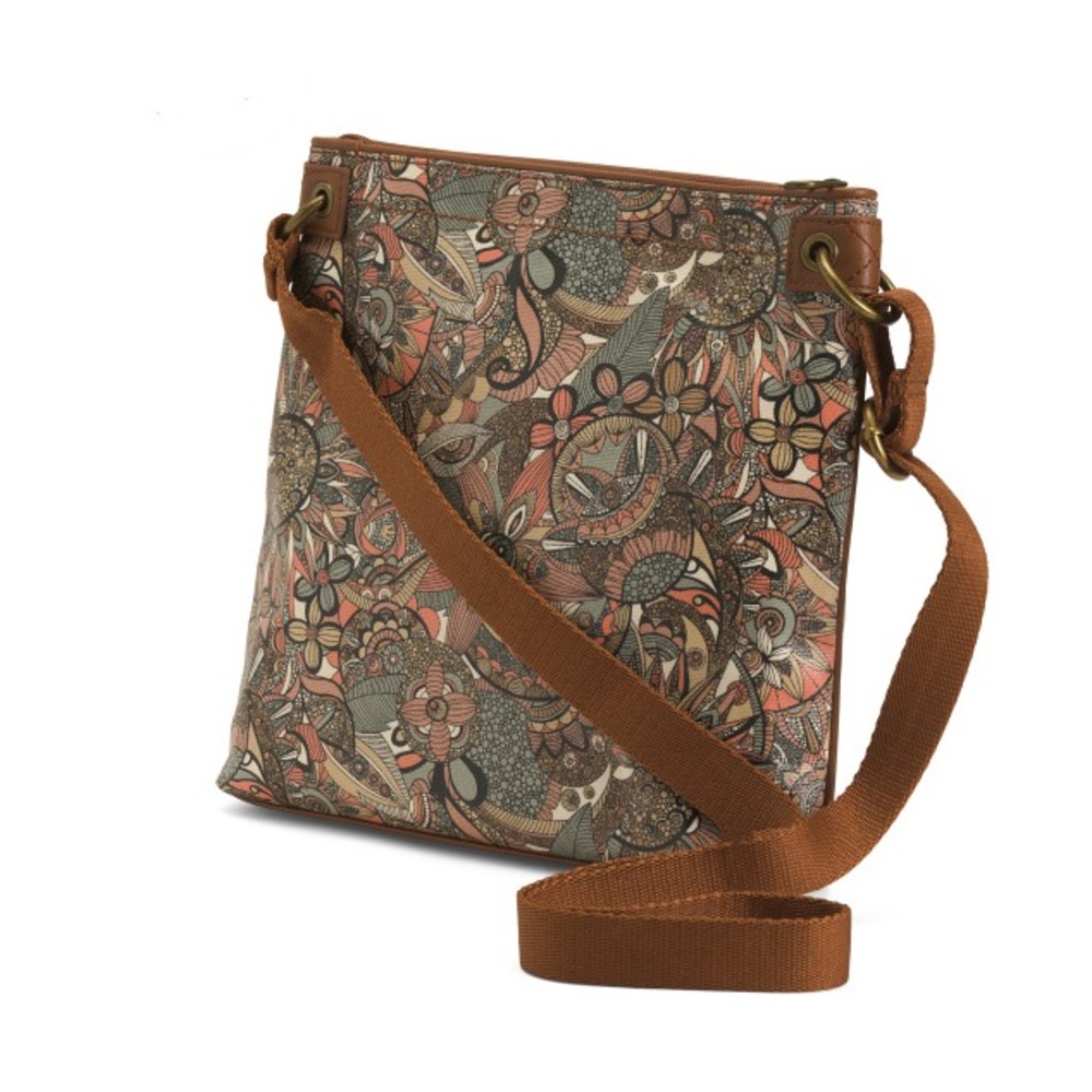 Sakroots Sienna Nylon Crossbody Purse – One Zip Pocket – One Size - Picture 3 of 5
